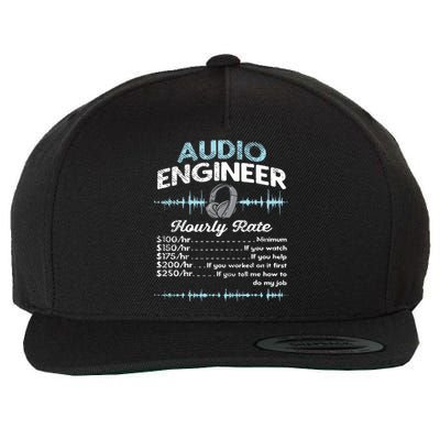 Audio Engineer I Tone Engineer I Sound Engineer Wool Snapback Cap