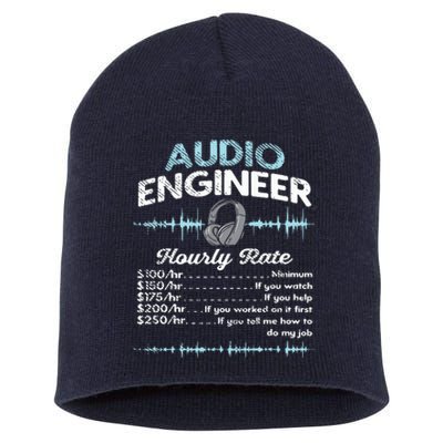 Audio Engineer I Tone Engineer I Sound Engineer Short Acrylic Beanie