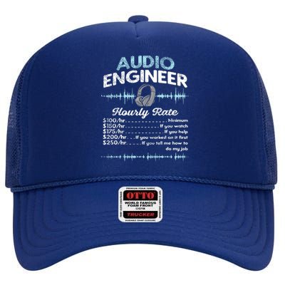 Audio Engineer I Tone Engineer I Sound Engineer High Crown Mesh Back Trucker Hat