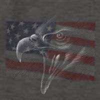 American Eagle Illustration Art Vector Backpack