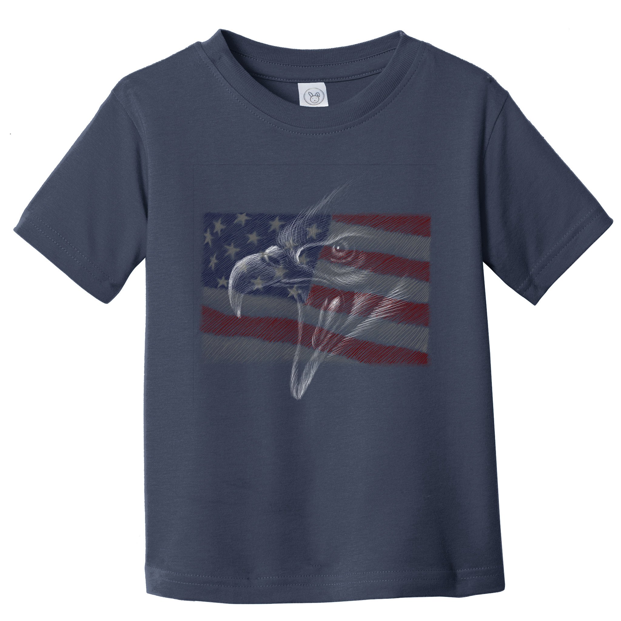 American Eagle Illustration Art Toddler T-Shirt