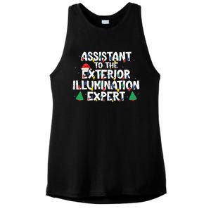 Assistant Exterior Illumination Expert Christmas Lights Hat Ladies PosiCharge Tri-Blend Wicking Tank