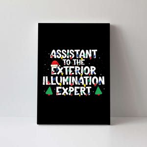 Assistant Exterior Illumination Expert Christmas Lights Hat Canvas