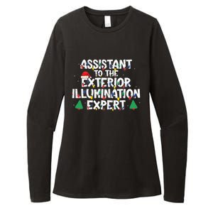 Assistant Exterior Illumination Expert Christmas Lights Hat Womens CVC Long Sleeve Shirt