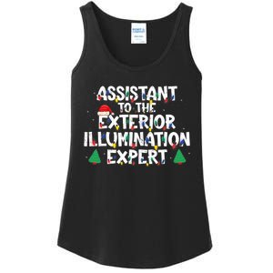 Assistant Exterior Illumination Expert Christmas Lights Hat Ladies Essential Tank