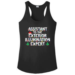 Assistant Exterior Illumination Expert Christmas Lights Hat Ladies PosiCharge Competitor Racerback Tank