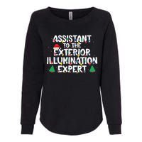 Assistant Exterior Illumination Expert Christmas Lights Hat Womens California Wash Sweatshirt