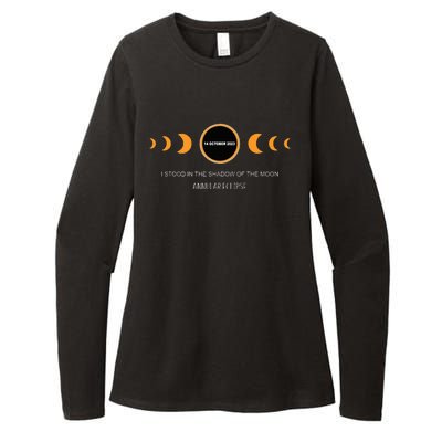 Annular Eclipse I Stood In The Shadow Of The Moon Womens CVC Long Sleeve Shirt