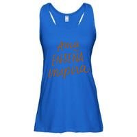 Ama Ensena Inspira Love Teach Inspire Spanish Teacher Funny Gift Ladies Essential Flowy Tank