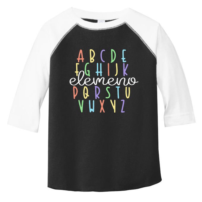 ABC Elemeno Kindergarten Teacher Cute Gifts Back to School Toddler Fine Jersey T-Shirt