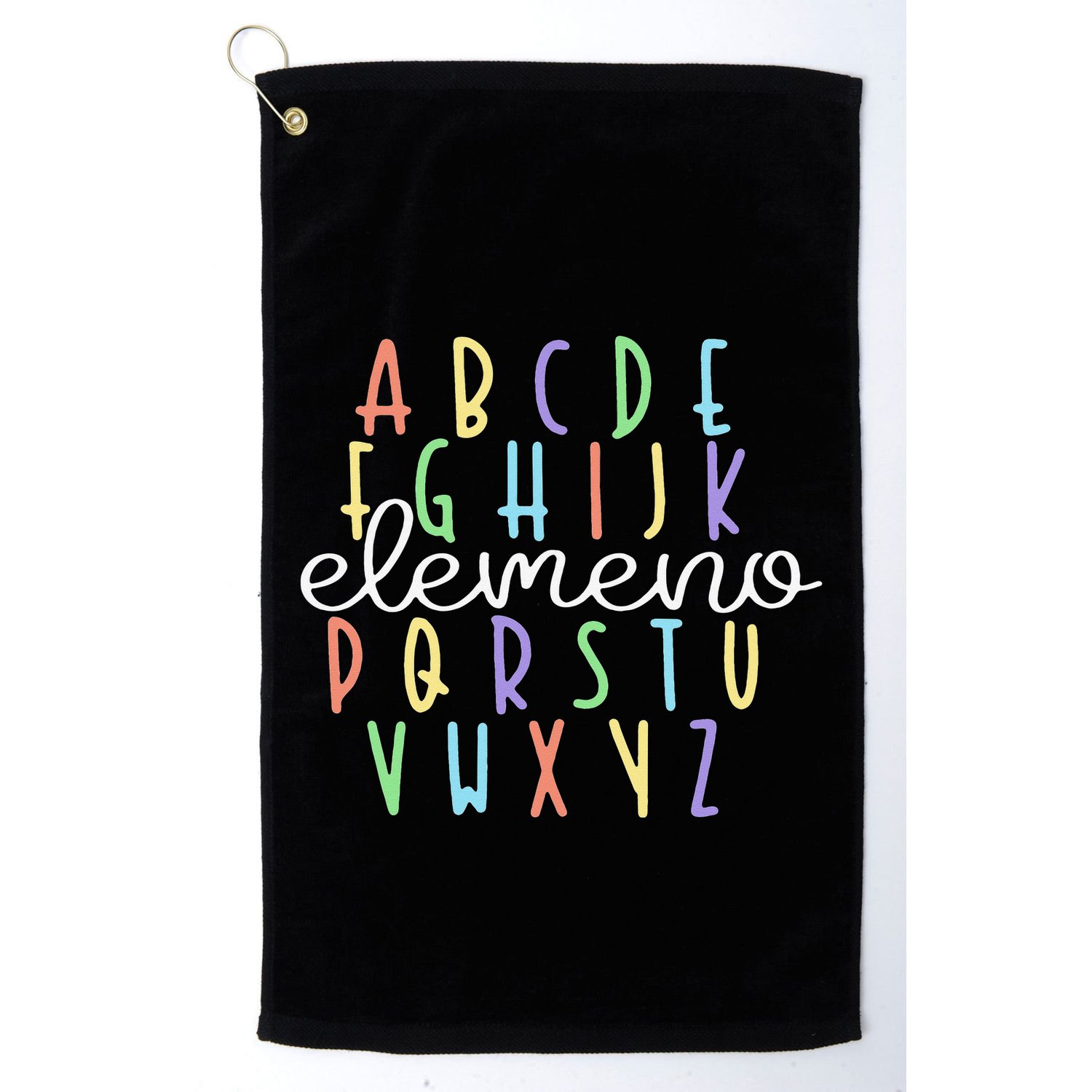 ABC Elemeno Kindergarten Teacher Cute Gifts Back to School Golf Towel