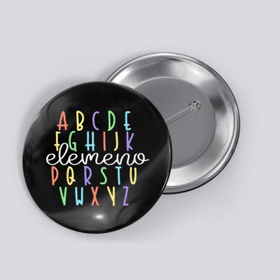 ABC Elemeno Kindergarten Teacher Cute Gifts Back to School Button