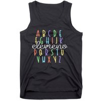 ABC Elemeno Kindergarten Teacher Cute Gifts Back to School Tank Top