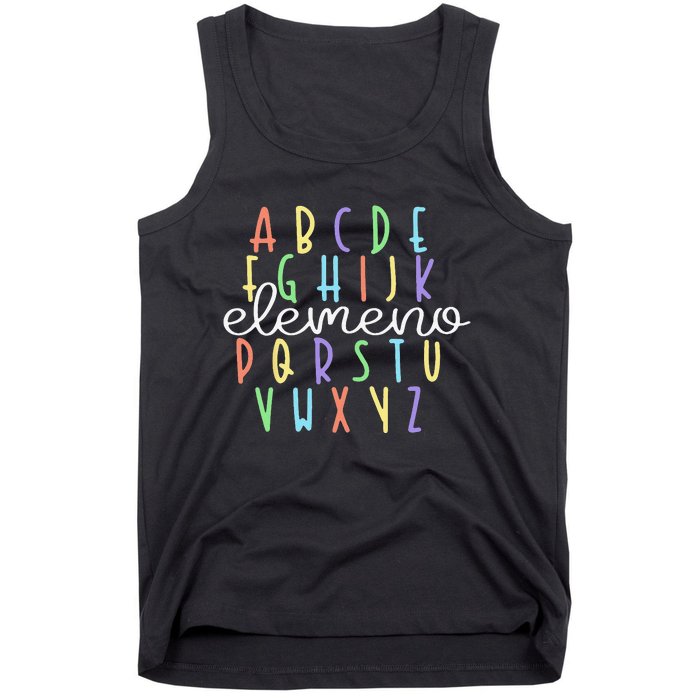 ABC Elemeno Kindergarten Teacher Cute Gifts Back to School Tank Top