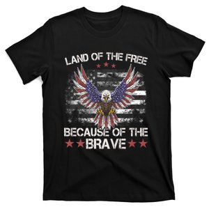 America Eagle | Land Of The Free Because Of The Brave T-Shirt