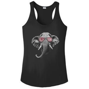 Alabama Elephant Lovers Ladies PosiCharge Competitor Racerback Tank