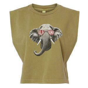 Alabama Elephant Lovers Garment-Dyed Women's Muscle Tee