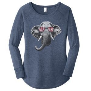 Alabama Elephant Lovers Women's Perfect Tri Tunic Long Sleeve Shirt