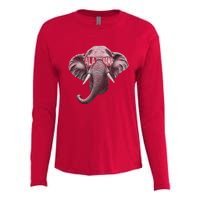 Alabama Elephant Lovers Womens Cotton Relaxed Long Sleeve T-Shirt