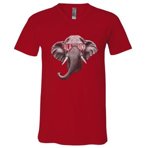 Alabama Elephant Lovers V-Neck T-Shirt