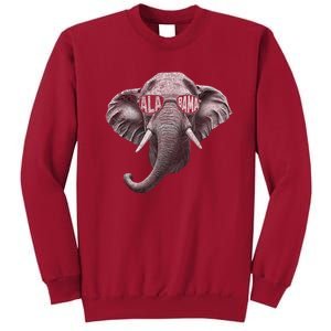 Alabama Elephant Lovers Tall Sweatshirt