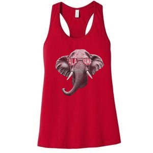 Alabama Elephant Lovers Women's Racerback Tank