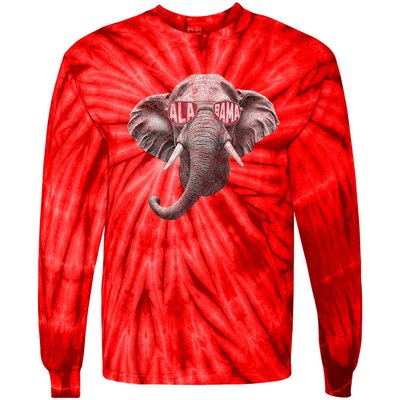 Alabama Elephant Lovers Tie-Dye Long Sleeve Shirt