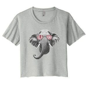 Alabama Elephant Lovers Women's Crop Top Tee