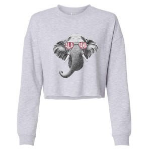 Alabama Elephant Lovers Cropped Pullover Crew