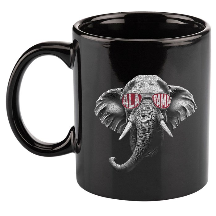 Alabama Elephant Lovers 11oz C Handle Ceramic Mug