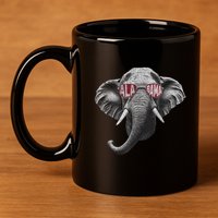 Alabama Elephant Lovers 11oz C Handle Ceramic Mug