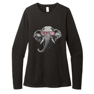 Alabama Elephant Lovers Womens CVC Long Sleeve Shirt