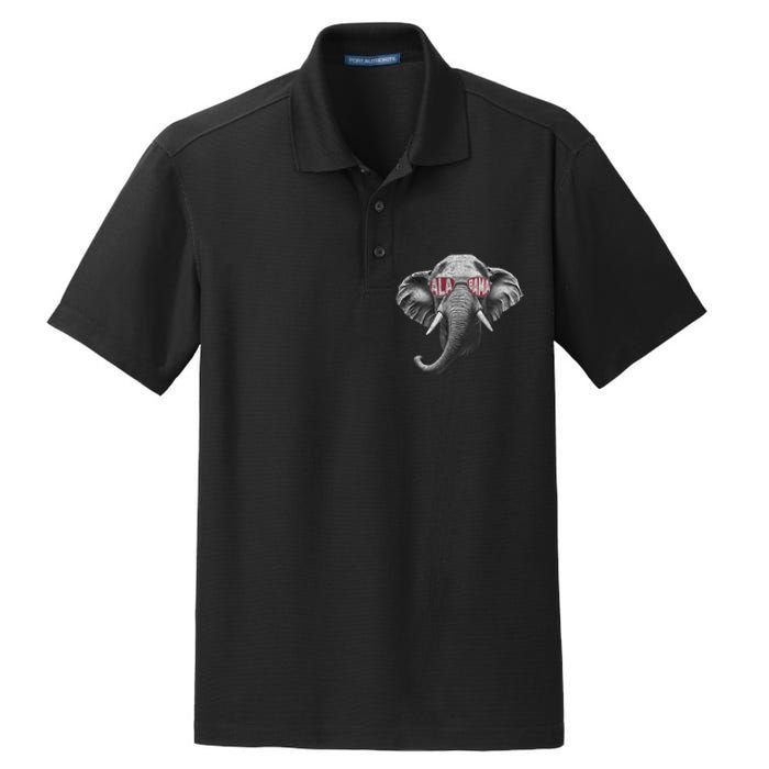 Alabama Elephant Lovers Dry Zone Grid Polo