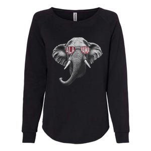 Alabama Elephant Lovers Womens California Wash Sweatshirt