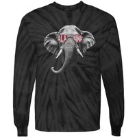 Alabama Elephant Lovers Tie-Dye Long Sleeve Shirt