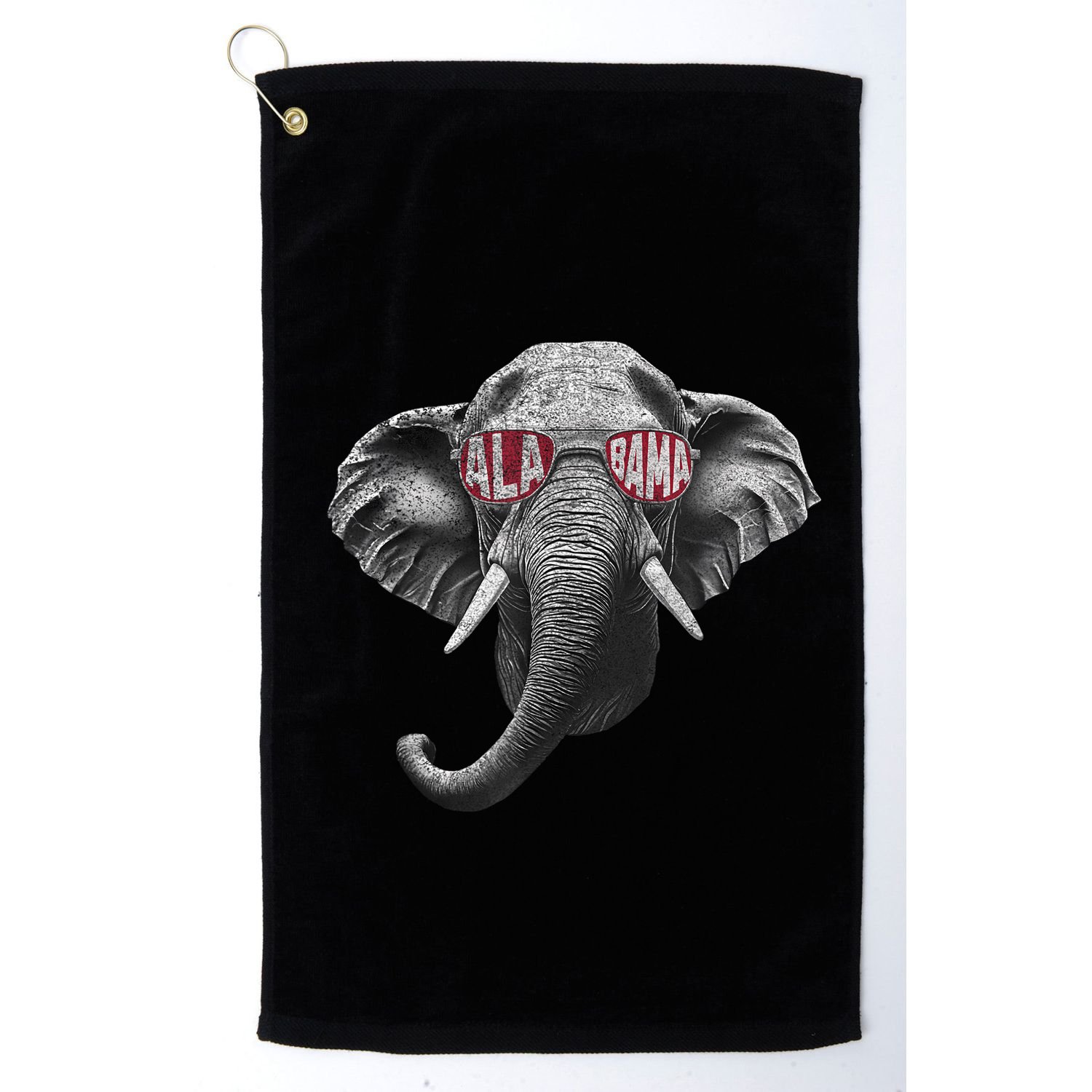 Alabama Elephant Lovers Golf Towel