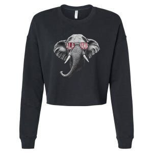 Alabama Elephant Lovers Cropped Pullover Crew