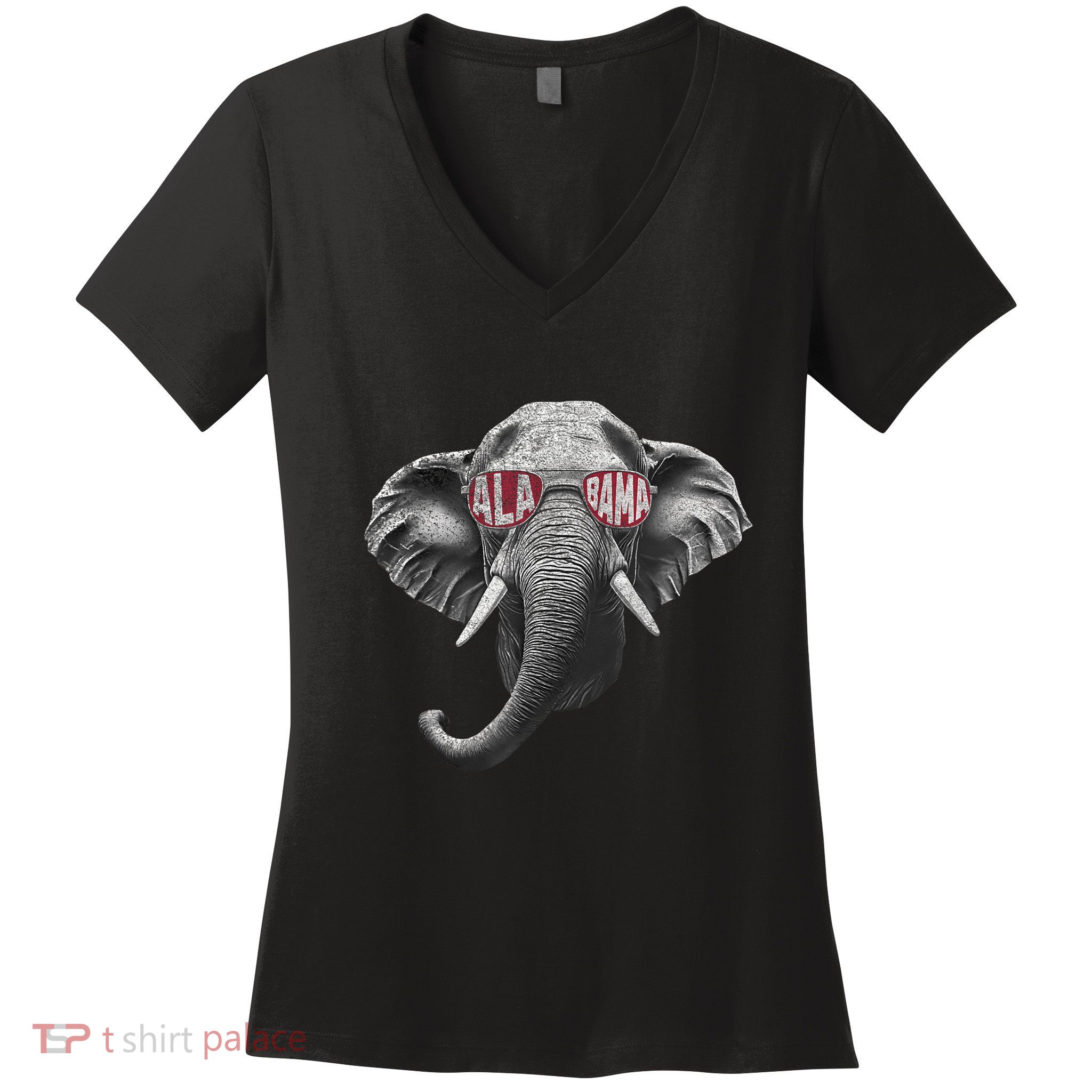 Alabama Elephant Lovers Women's V-Neck T-Shirt