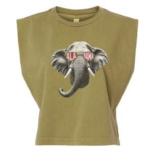 Alabama Elephant Lovers Garment-Dyed Women's Muscle Tee