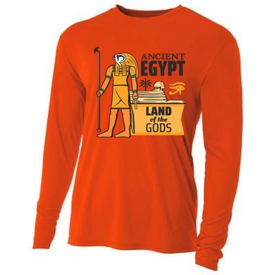 Ancient Egypt Land Of Gods Cooling Performance Long Sleeve Crew