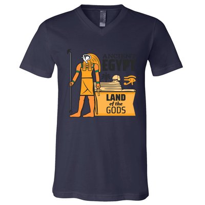 Ancient Egypt Land Of Gods V-Neck T-Shirt