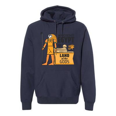 Ancient Egypt Land Of Gods Premium Hoodie