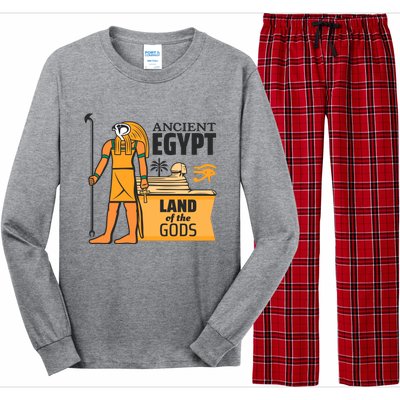 Ancient Egypt Land Of Gods Long Sleeve Pajama Set