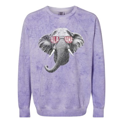 Alabama Elephant Lovers Colorblast Crewneck Sweatshirt