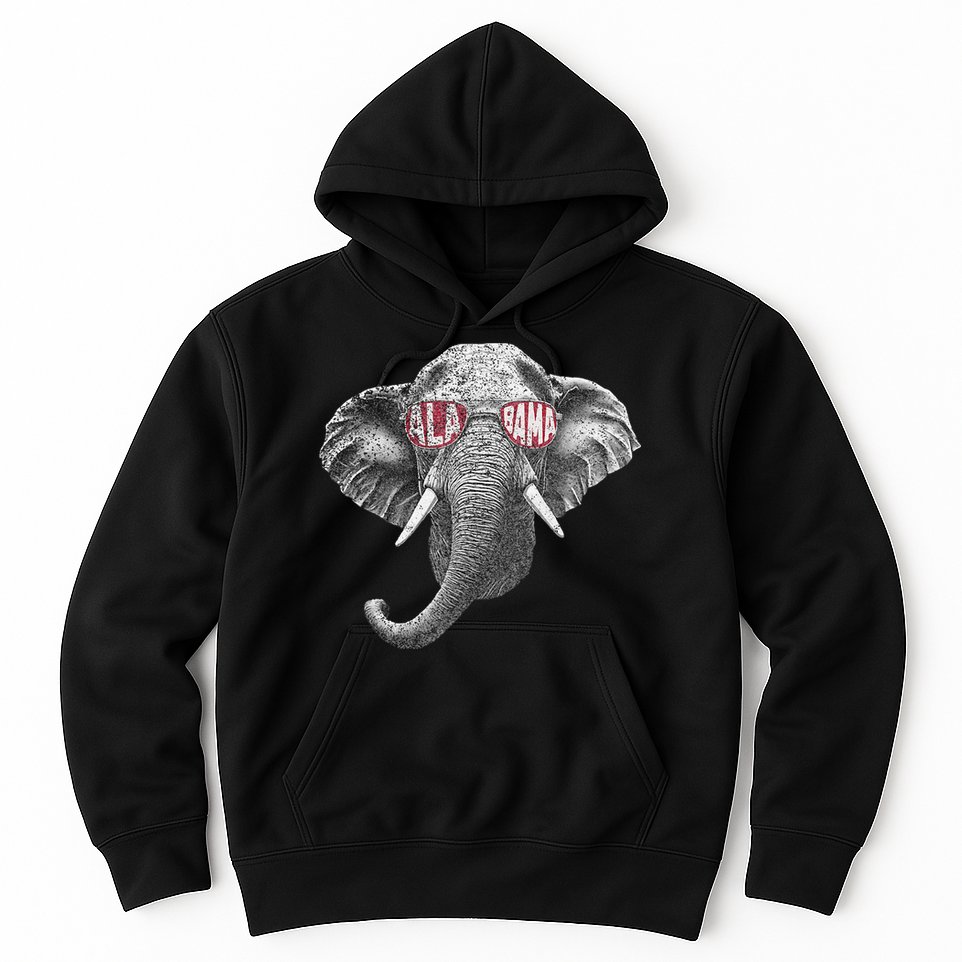 Alabama Elephant Lovers Hoodie