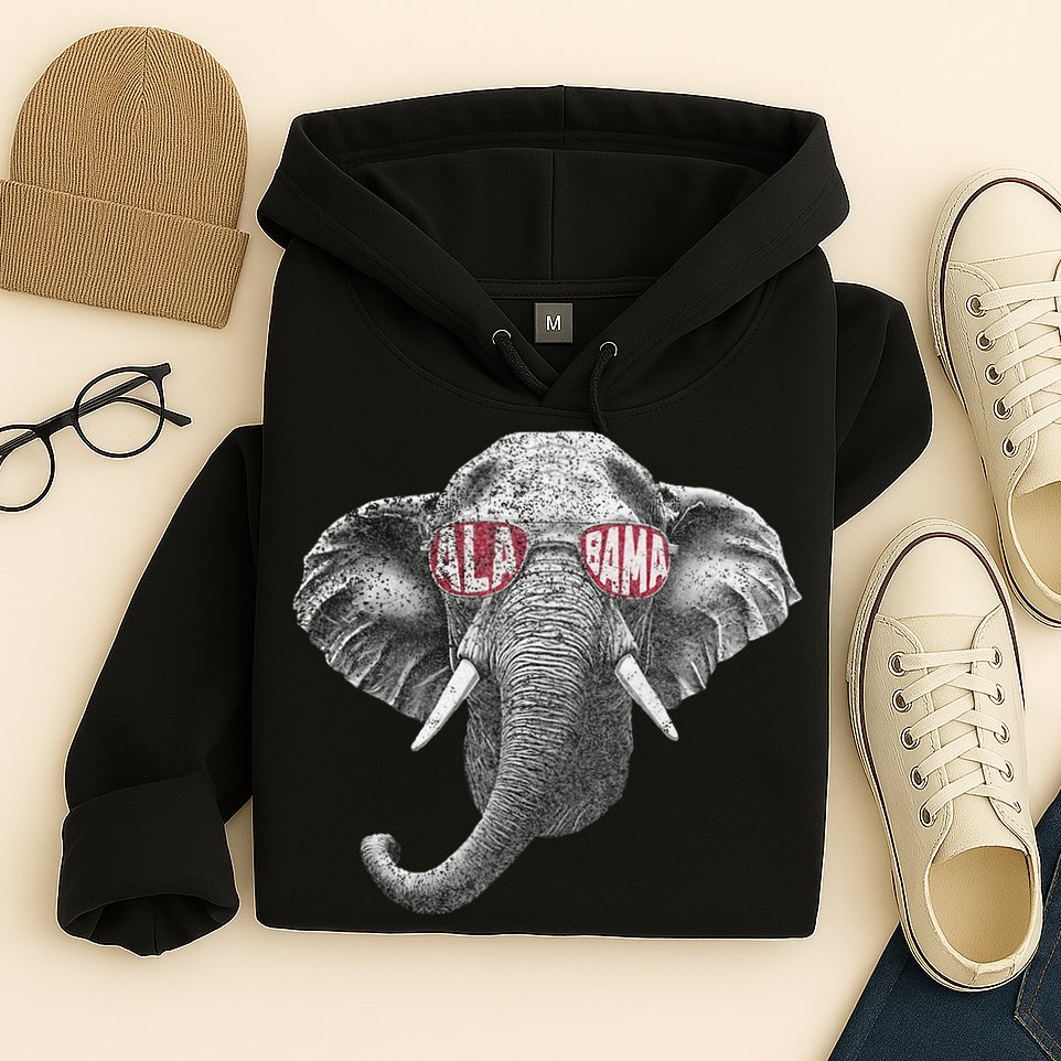 Alabama Elephant Lovers Hoodie