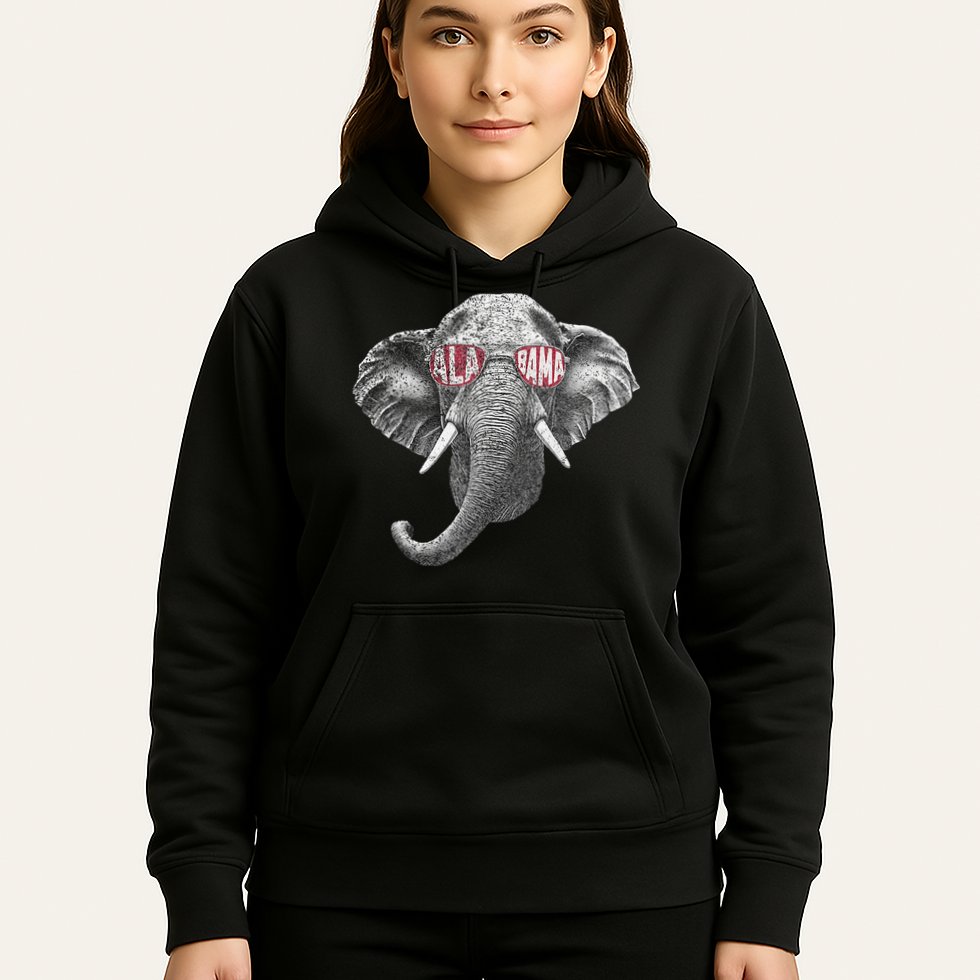 Alabama Elephant Lovers Hoodie