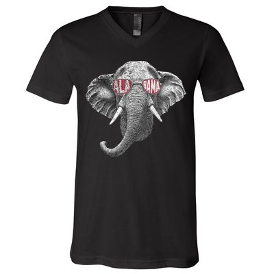 Alabama Elephant Lovers V-Neck T-Shirt