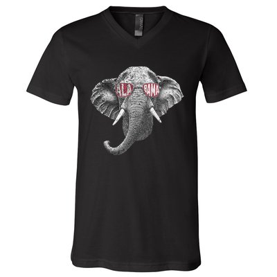 Alabama Elephant Lovers V-Neck T-Shirt