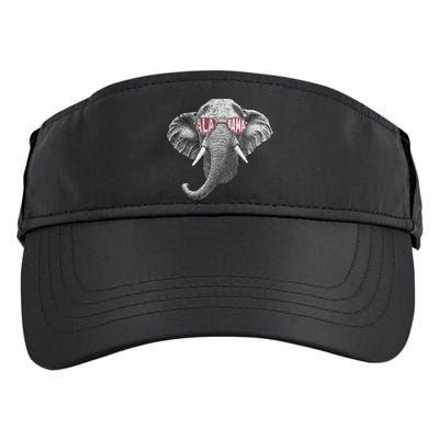 Alabama Elephant Lovers Adult Drive Performance Visor